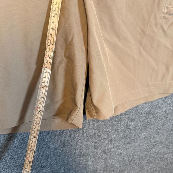 Birdie Bound Shorts Mens 40 Beige Khaki Chino Performance Stretch Golf Shorts - Picture 3 of 7